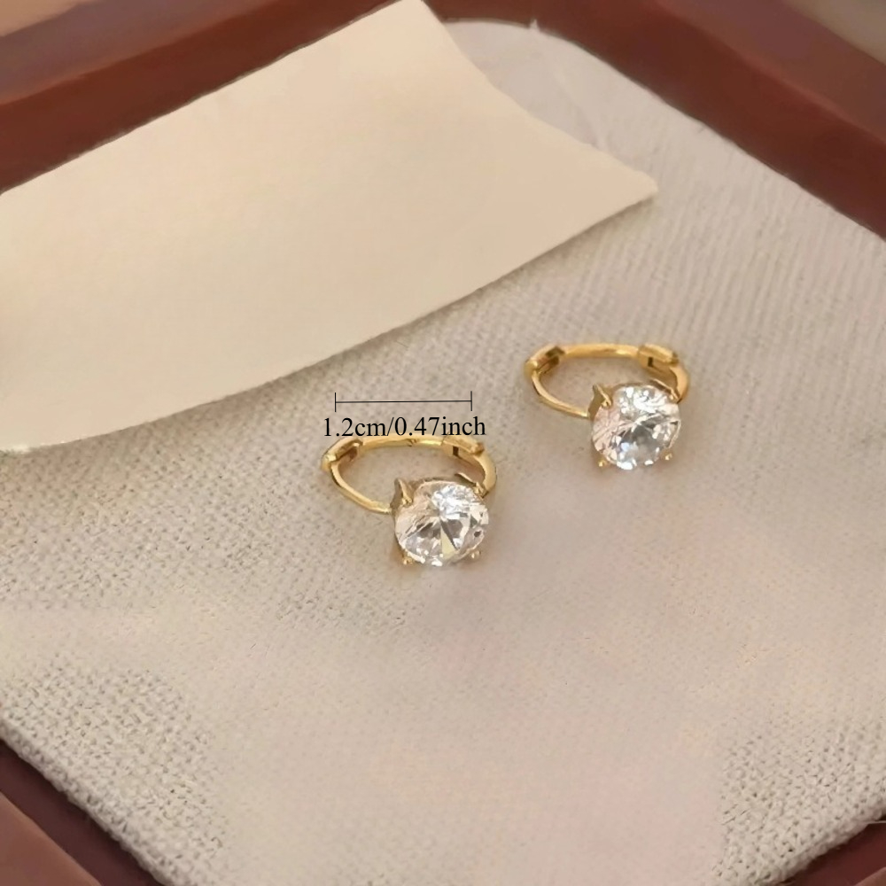 Women's Classic Zirconia Ear Studs, Exquisite Gift